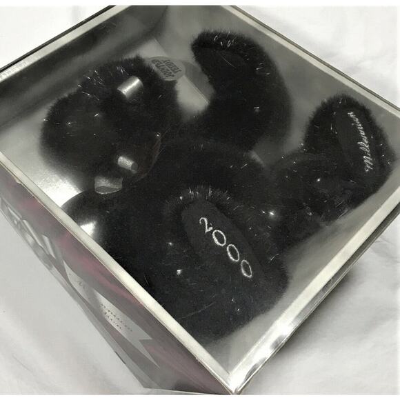 VTG New MILLENNIUM 2000 Dan Dee TEDDY BEAR Black Silver Gold PLUSH 1st Edition - Picture 1 of 6